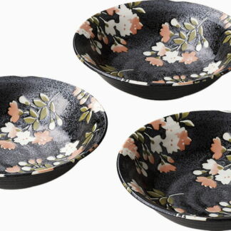 【ラッピング無料】国産 宇野千代 花和み 盛鉢揃 272503 日本製