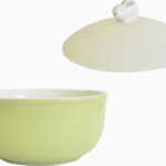 【ラッピング無料】レンジボウル(L)(蓋付) グリーン 4585-562 スープボウル カップ