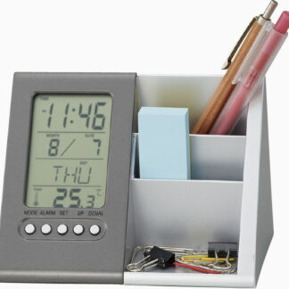 【ラッピング無料】スタイリッシュ デスクスタンド 6129-23 置き時計