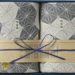 【ラッピング無料】国産 縞屋の治作 多重織ガーゼ フェイスタオル ＆ ミニタオル LMS2023 綿100% 日本製