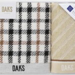 【ラッピング無料】DAKS NEW ハウスチェック フェイスタオル ＆ ウォッシュタオル 55-3069200 綿100%