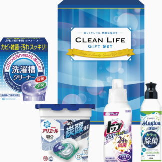 【ラッピング無料】アリエール ジェルボールギフト ALB-207 P＆G バイオサイエンスジェルボール4D ライオン トップクリアリキッド抗菌 チャーミーマジカ速乾＋ カラッと除菌 洗濯槽クリーナー