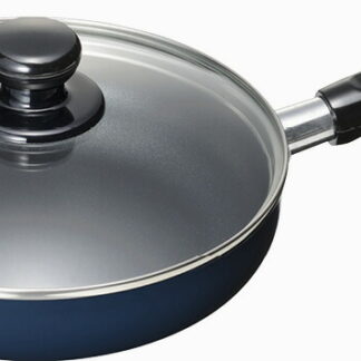 【ラッピング無料】スティージー IH対応ガラス蓋付フライパン20cm MB-2374