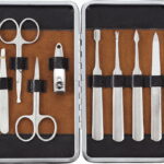 【ラッピング無料】Ｍｒ．男前 ネイルケアセット ハルト MM-9115 ケース 爪切り 眉毛切り 甘皮押し ピンセット 鼻毛切り ヤスリ キューティクルトリマー