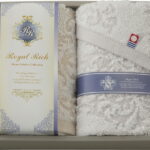 【ラッピング無料】国産 ロイヤル リッチ フェイスタオル 2P RRC6625 綿100% 日本製