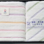 【ラッピング無料】国産 愛媛･今治産いいタオル ふっくらふわふわ フェイスタオル ＆ ウォッシュタオル PIG-8125 綿100% 日本製