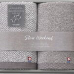 【ラッピング無料】国産 スローウィークエンド フェイスタオル 2P SW2519 綿100% 日本製