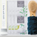 【ラッピング無料】CLA SHUSHU ボタニカルガーデン バスソルトセット BG-25 入浴剤 沐浴剤 マイクロファイバークロス ウォッシュタオル