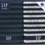 【ラッピング無料】GAP HOME NEW ボーダーギフト フェイスタオル 2P 54-3049250 綿100%