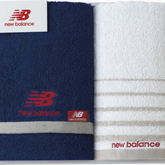 【ラッピング無料】ニューバランス フェイスタオル ＆ ウォッシュタオル NBJ-257 綿100%