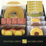 【ラッピング無料】Caf? ?toile ドトールコーヒー ＆ バウムクーヘンセット HRDB-30 プレーンクッキー ドトールドリップコーヒー セイロン紅茶ティーバッグ ミルクバウムクーヘン ミニバウムクーヘン ミニバウムクーヘン