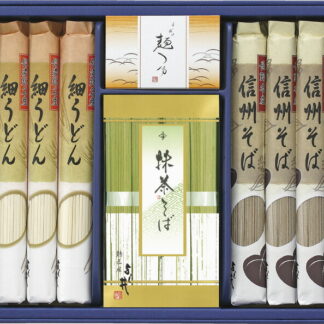 【ラッピング無料】よし井 信州そば･細うどんセット ＦＵＢ-30 めんつゆ