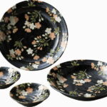 【ラッピング無料】国産 宇野千代 花和み 組皿揃 272501 日本製 大皿 小鉢