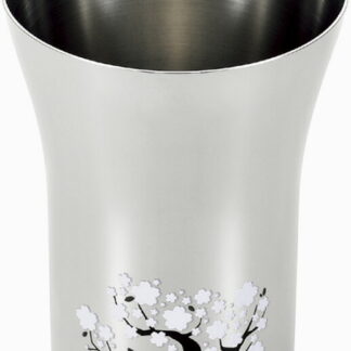 【ラッピング無料】国産 燕熟の技 感温ステンレスタンブラー 300ml 桜 EJK-300 日本製