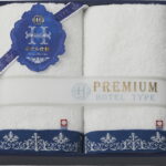 【ラッピング無料】国産 今治プレミアムホテル仕様 フェイスタオル 2P HP8830 綿100% 日本製
