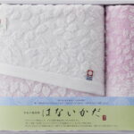 【ラッピング無料】国産 今治タオル はないかだ バスタオル ＆ ウォッシュタオル IM3041 綿100% 日本製