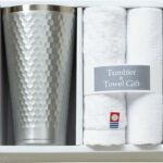 【ラッピング無料】タンブラー420ml ＆ 今治産タオルセット TBR-031 ウォッシュタオル マイクロファイバークロス