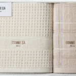 【ラッピング無料】コムサホーム フラン バスタオル ＆ フェイスタオル 22709-55840-237 綿100%