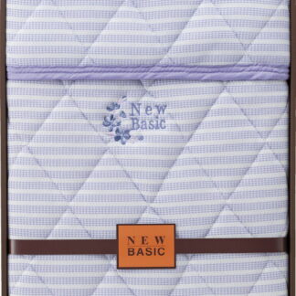 【ラッピング無料】ニューベーシック ニットワッフル敷パット ブルー RNB-4041B 敷きパッド