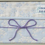 【ラッピング無料】国産 大阪泉州産 ジャカード織多重ガーゼ ひざ掛け ブルー WGK-401BL 日本製 膝掛け