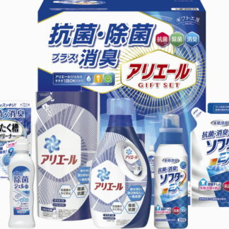 【ラッピング無料】ギフト工房 アリエール 抗菌除菌ギフト GPS-40D P＆G ジェル 詰替用 抗菌消臭ソフターEX 詰替用 台所用除菌ジェル 洗たく槽クリーナー