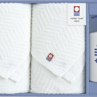 【ラッピング無料】今治ブランドタオル ＆ 薬用ハンドソープセット ITS-30 フェイスタオル