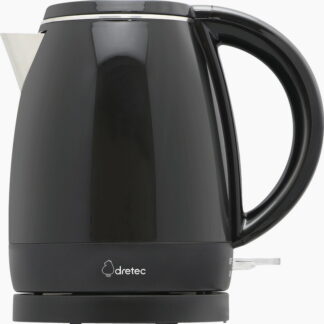 【ラッピング無料】ドリテック 電気ケトル 「リコリス 」0.8L ブラック PO-151BK