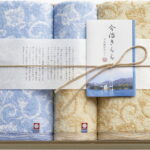 【ラッピング無料】国産 今治きらら 愛媛今治 木箱入りバスタオル 2P ＆ ハンドタオル 2P 63560 綿100% 日本製