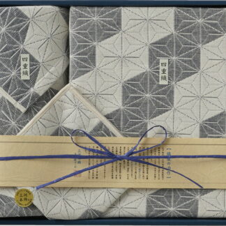 【ラッピング無料】国産 縞屋の治作 多重織ガーゼ タオルセット LMS5023 綿100% 日本製 バスタオル フェイスタオル ミニタオル