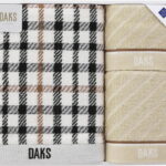 【ラッピング無料】DAKS NEW ハウスチェック タオルセット 55-3069500 綿100% バスタオル フェイス ウォッシュ タオル