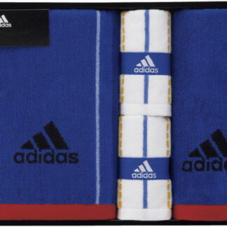 【ラッピング無料】アディダス ブラオ タオルセット 06-3629500 綿100% タオルハンカチ バスタオル フェイスタオル