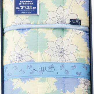 【ラッピング無料】国産 AILITY 東レ抗菌防臭わた(セベリス) 入り キルト 肌掛布団 ブルー A2350B 日本製 掛ふとん