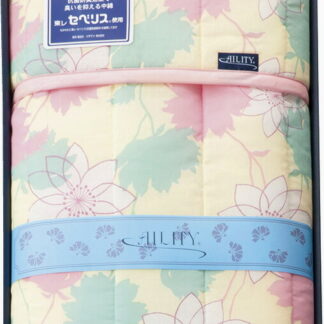 【ラッピング無料】国産 AILITY 東レ抗菌防臭わた(セベリス) 入り キルト 肌掛布団 ピンク A2350P 日本製 掛ふとん