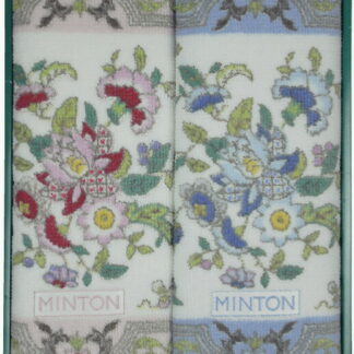 【ラッピング無料】国産 ミントン バスマット 2P MNBM90602 日本製