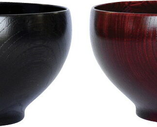 【ラッピング無料】国産 山中塗 ちとせ椀 Co ペアセット B21-1-7s 日本製 汁椀