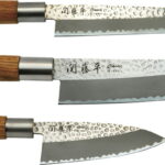 【ラッピング無料】国産 関藤平 classic 鎚起包丁3本組みセット(刺身･三徳･小出刃) 32074 日本製