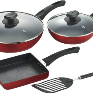 【ラッピング無料】落合務 IH対応マーブルフライパンDXセット LB-166 玉子焼ワイド