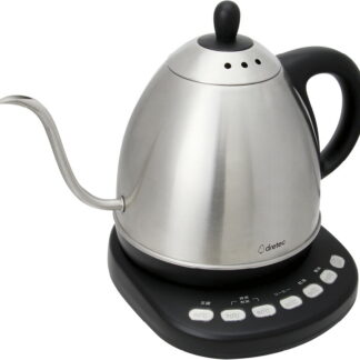 【ラッピング無料】ドリテック 温度調整付ケトル 「リベリカ 」0.8L シルバー PO-162SV 電気ケトル