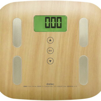【ラッピング無料】ドリテック 体重体組成計 ナチュラルウッド BS-244NW 体脂肪計 体組成計