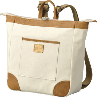 【ラッピング無料】国産 HaL 倉敷産帆布×姫路レザー スクエアリュック HAL88100-BE 日本製 ショルダーバッグ メッセンジャーバッグ