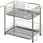 【ラッピング無料】二段水切りバスケット ワイド(組立式) LMK-8031 まな板 カッティングボード