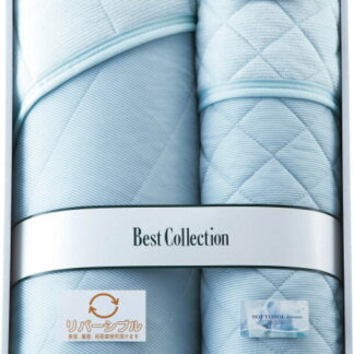 【ラッピング無料】涼感 ＆ 吸水速乾リバーシブル キルトケット ＆ 敷パット グリーン CP-6103GR 敷きパッド