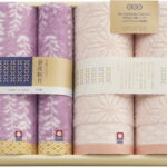 【ラッピング無料】国産 今治いろどり 春花秋月 愛媛今治 バスタオル 3P ＆ フェイスタオル 66590 綿100% 日本製
