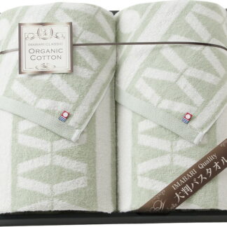 【ラッピング無料】国産 今治クラシック オーガニックコットン大判バスタオル 2P PB-OH80 綿100% 日本製