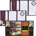 【ラッピング無料】今治製タオル ＆ 金澤パウンドケーキ･珈琲セット IMK-80 ハンドタオル フェイスタオル カフェオレ ドリップコーヒー