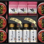 【ラッピング無料】中村孝明監修 調味料 ＆ 和のアソートギフト ＮＫＭ−ＪＯＳ ふかひれスープ缶 紀州梅干し