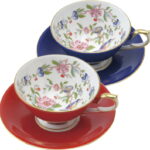 【ラッピング無料】エインズレイ ペンブロック ペア ティーカップ ＆ ソーサー 290100108/208C