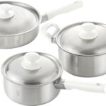 【ラッピング無料】国産 BON 鍋 ＆ フライパン3点セット BO-30 日本製 片手鍋 両手鍋