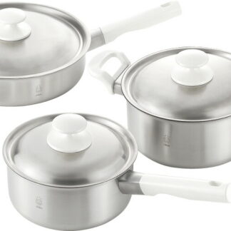 【ラッピング無料】国産 BON 鍋 ＆ フライパン3点セット BO-30 日本製 片手鍋 両手鍋