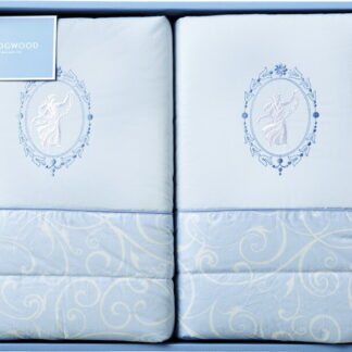 【ラッピング無料】国産 ウェッジウッド ジャスパー 羽毛 肌掛けふとん 2枚組 KE08305011 日本製 掛け布団